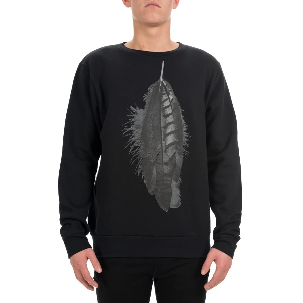 $280 MARCELO BURLON Men’s Feather Sweatshirt 100% Cotton